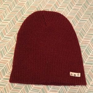 Dark red Neff Beanie
